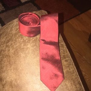 Red neck tie